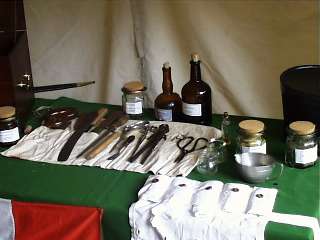 Some medical kit displayed